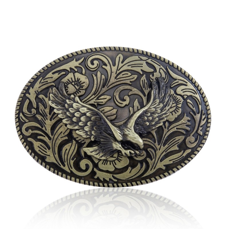 Men Fashion Belt Buckle Multiple Type Metal Relief Teens Rock Waist Belt Buckle