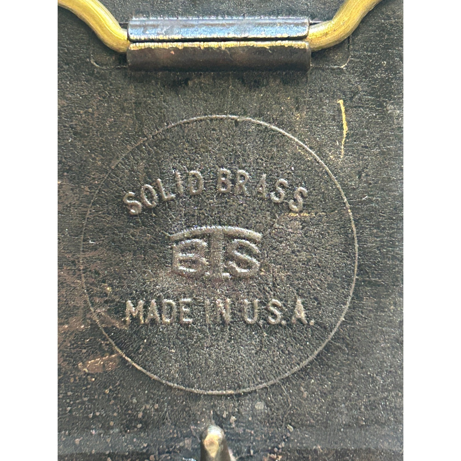 Vintage Transportation Mfg Corp MC-9 Crusader II Solid Brass Belt Buckle BTS USA