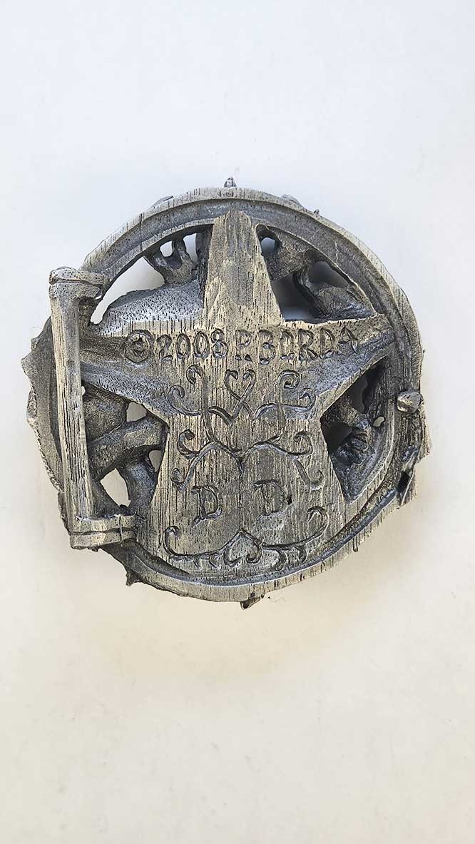 Pewter Cernunnos Belt Buckle – Dryad Design Celtic Horned God Wiccan Pagan 3&Prime;