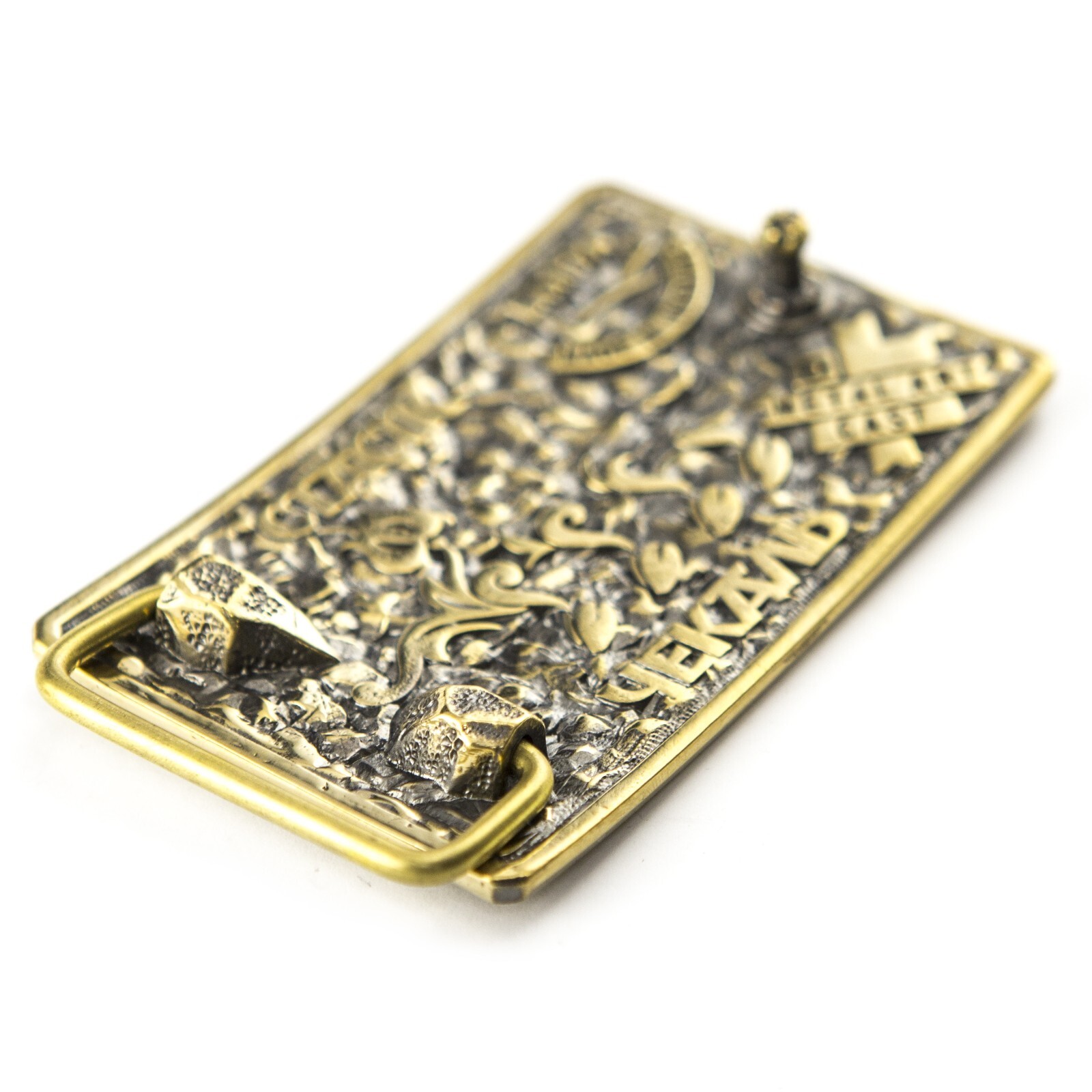 Belt buckle My Land, Ukarainian art, STASIK Lullaby for the enemy brass buckle