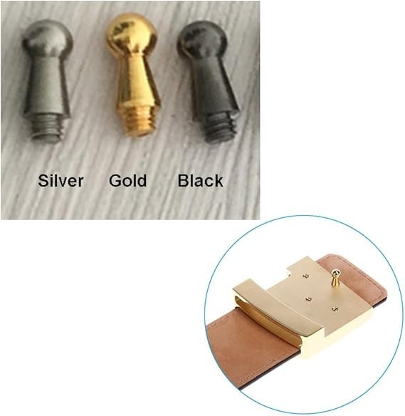 DIY Belt Buckle Screws Hook Replacement for Repair Belts Handbag Accessories