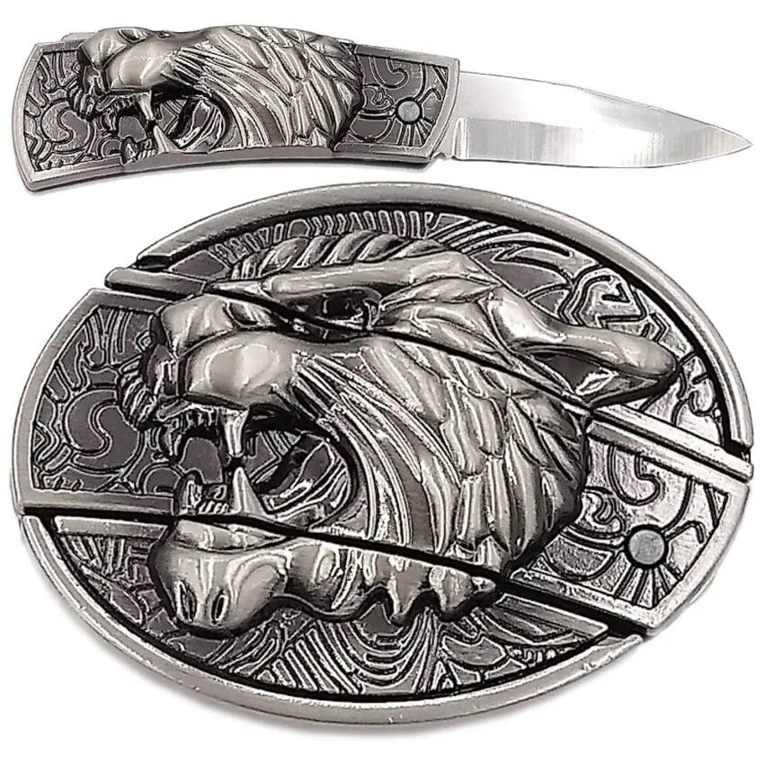 Men’s Big Cat Folding K Belt Buckle