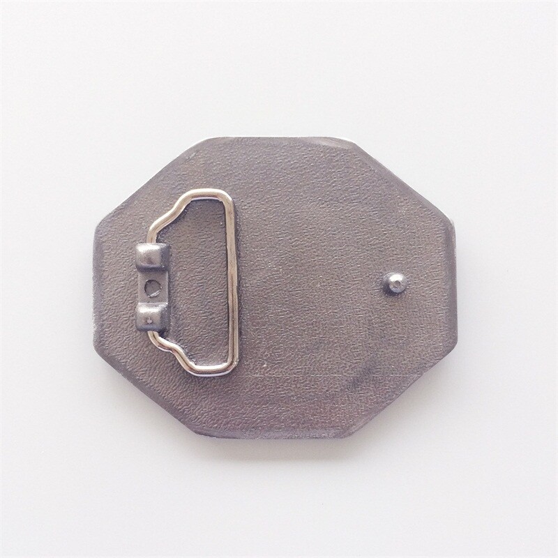 Antique Silver Enamel Mason Belt Buckle Gurtelschnalle Stock in US