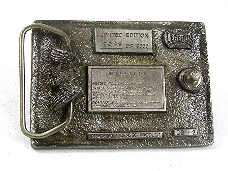 1981 Mallard Duck $7.50 Conservation Stamp Buckle By AMERICAN LEGENDS 4117b
