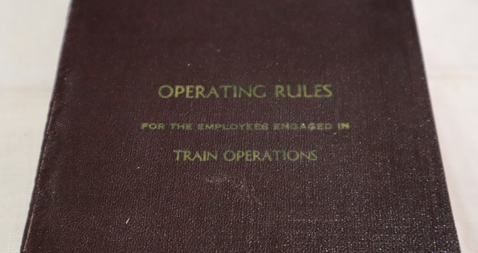 Kennecott Copper Mine LOT | *Vintage* Belt Buckle Train Operating Rules Contract