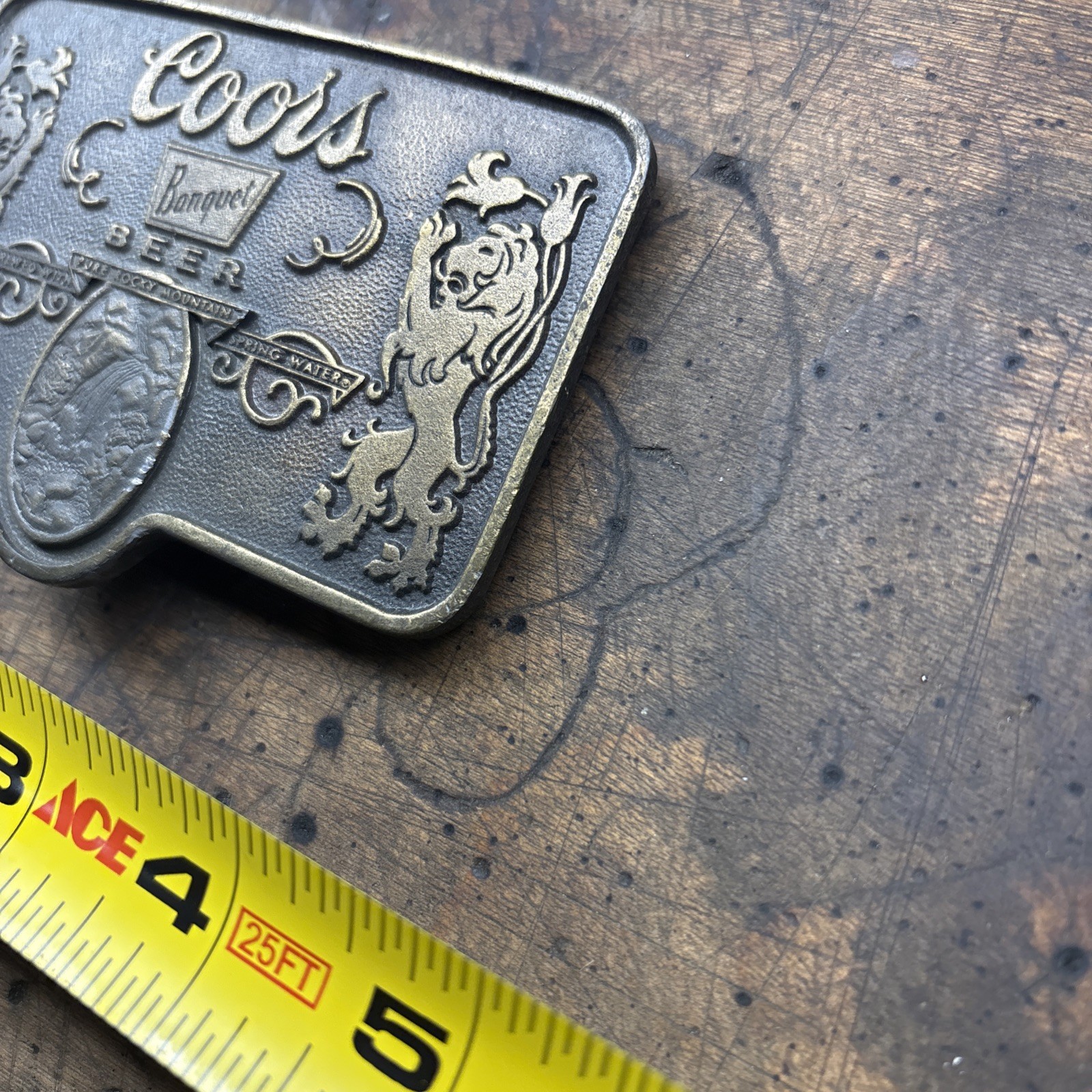 Vintage Coors Banquet Beer Adolph Coors Company Colorado Country Belt Buckle