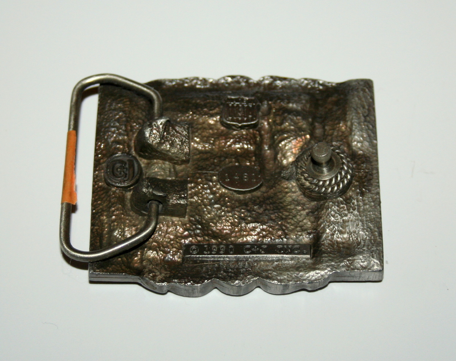 Vintage 1990 Hunter & Bear Hunting Rifle 1481 New NOS C&J Belt Buckle