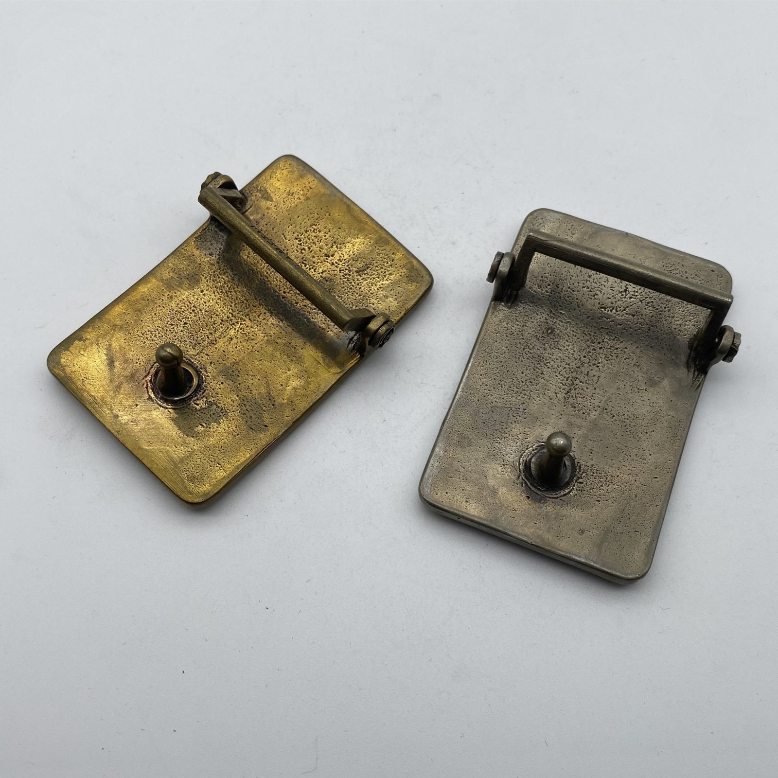 Antique Copper Casted Buckle,Retro Brass Plain Buckle