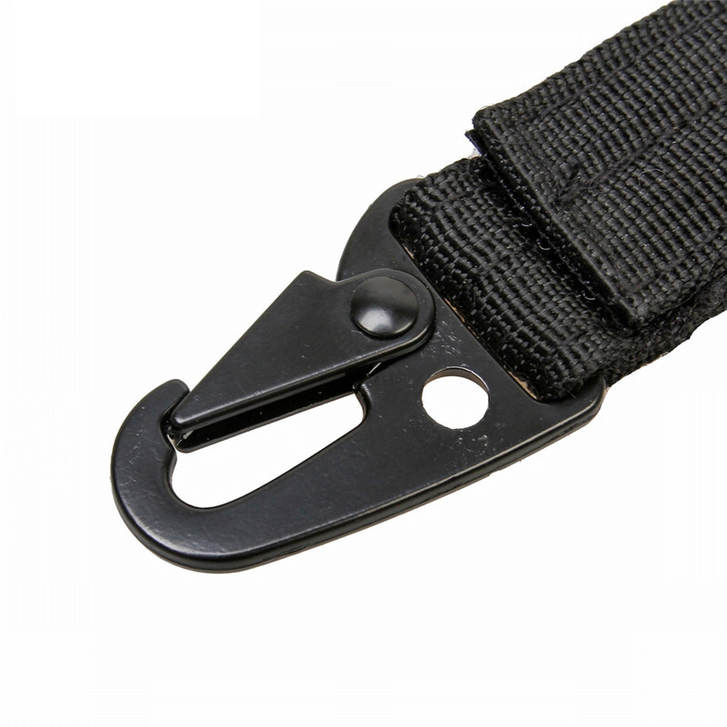 Tactical Nylon Molle Buckle Hook Carabiner Key Chain Key Clip Belt Metal Hook