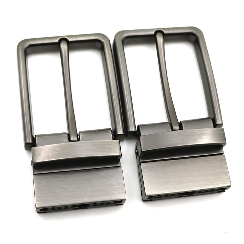UUYYEO Alloy Clamp Belt Buckle approx 3.5 cm in inner diameter, Silver