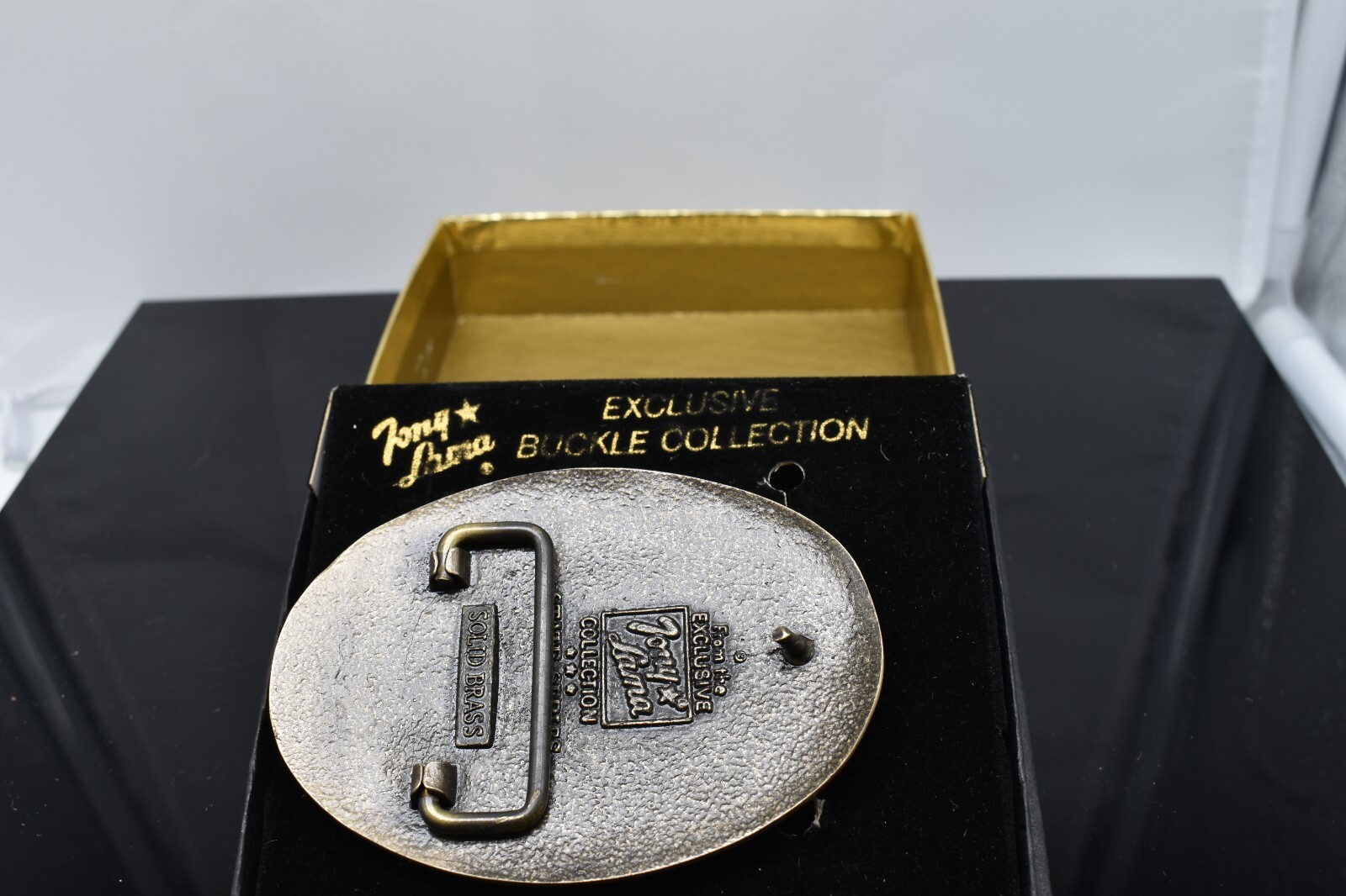 TONY LAMA GREAT STATE OF NEW YORK REGULAR EDITION MINT GOLD BOX WITH SLEEVE