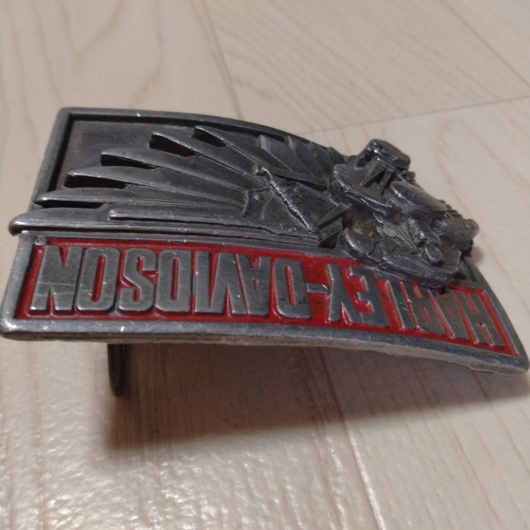 Harley-Davidson Belt Buckle, Vntage Engine Frame Wing Motifs G-88 Harmony 1989