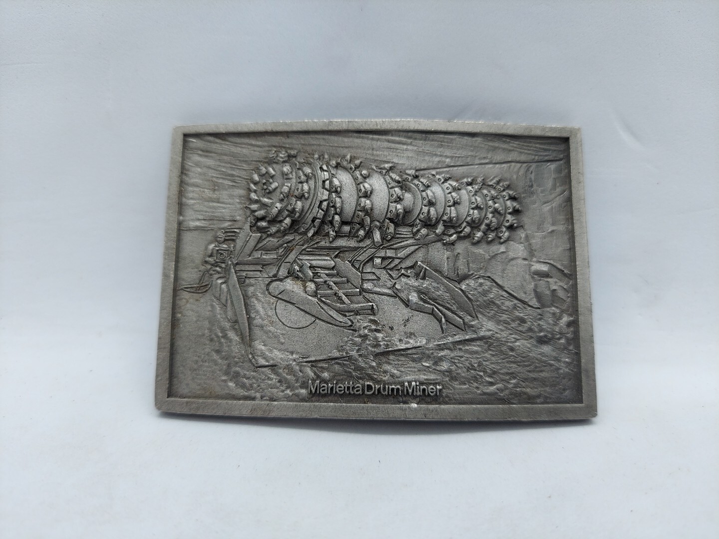 National Mine Service Co Marietta Drum Miner Belt Buckle Coal Digging Machine