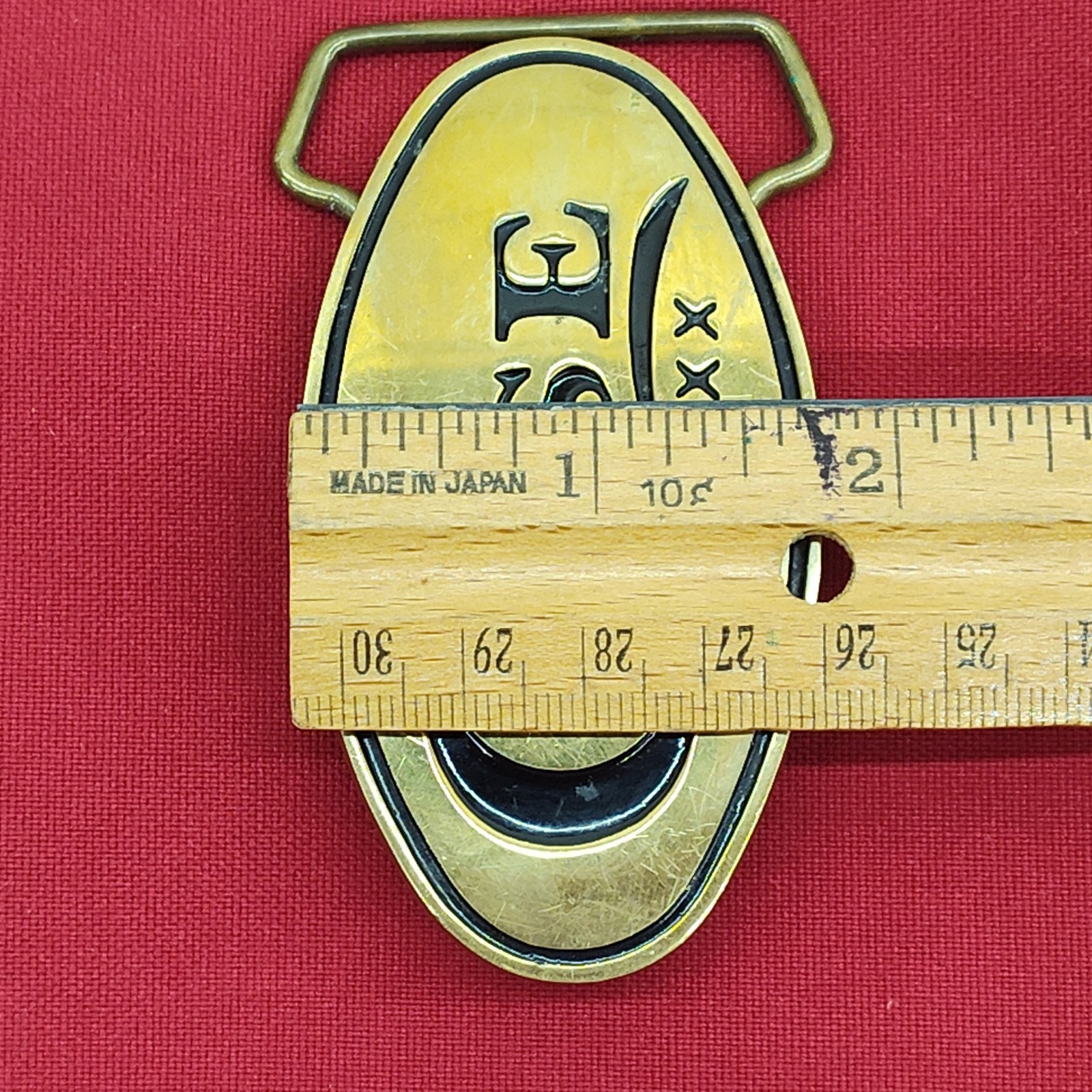 Case XX Brass Belt Buckle by Baron Buckle Free Shipping to USA