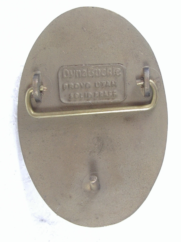 IPP Intermountain Power Project Brass Belt Buckle By Dyna Buckle 4116