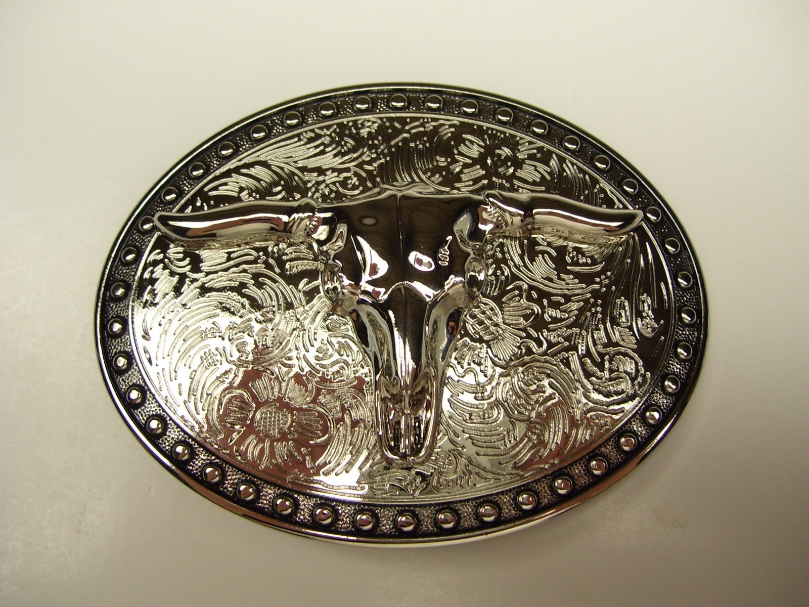 Belt Buckle Bull Cowboy Rodeo Western Steer Fits 1.5&Prime; belt width NEW
