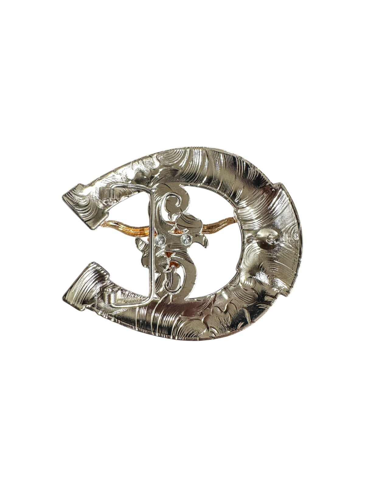 Long Horn Bull Western Belt Buckle Rodeo Texas Cowboy Hebilla Vaquera Toro