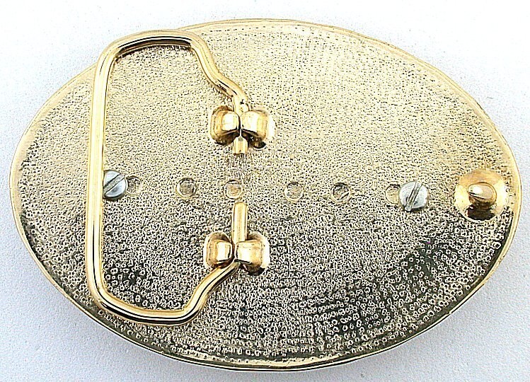 Oval Gold Color Southwest 1922 Peace Silver Dollar Belt Buckle EPBB214/61423