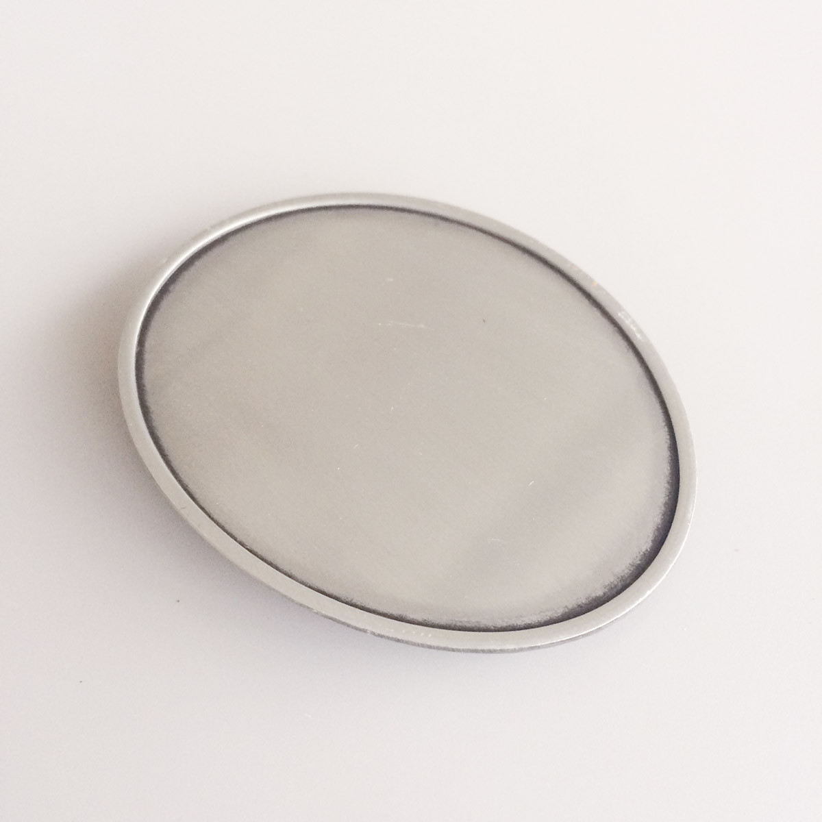 New Vintage Style Classic Oval Blank Belt Buckle also Stock in the US