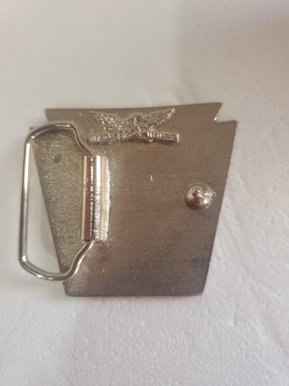 Pennsylvania Firefighter Belt Buckle – Epoxy Enamel – NEW!