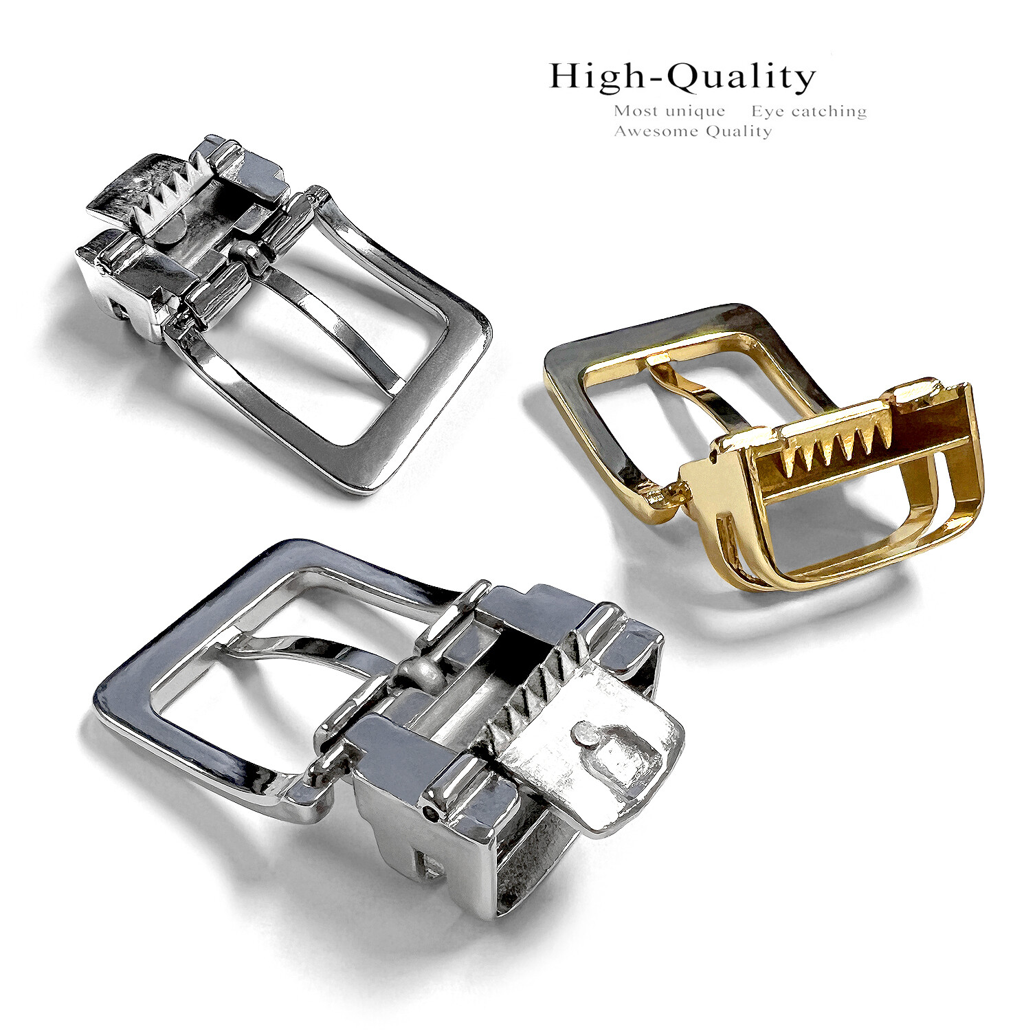 Classic Dress Buckle Belt Buckle Clamp on Buckle fit&rsquo;s 1-1/8&Prime; (30mm) strap