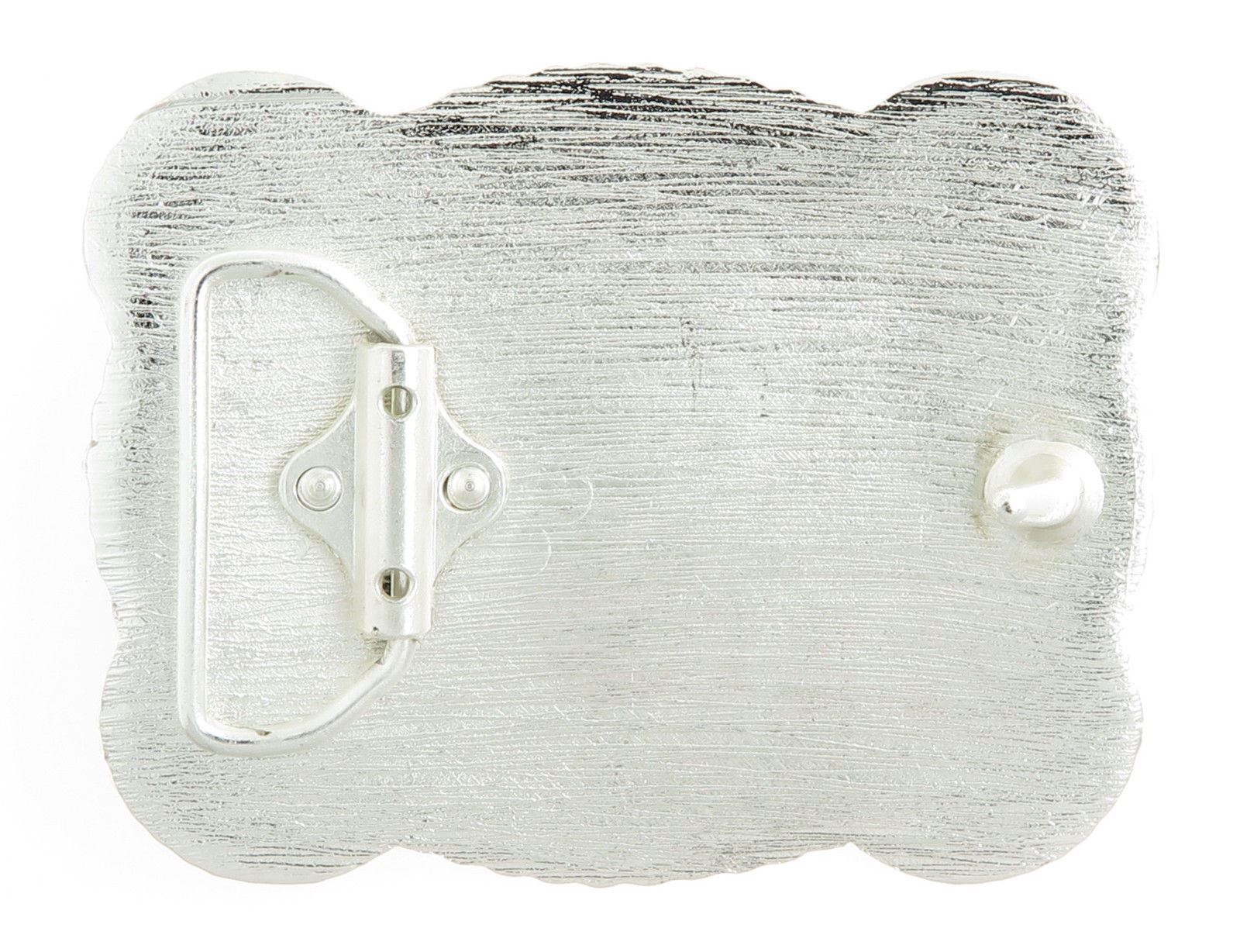 Praying Cowboy w/ Horse Cross Western Metal Belt Buckle