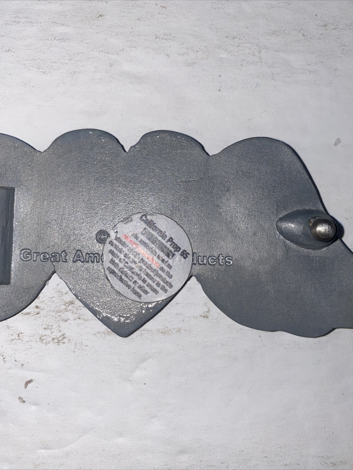 VALENTINES WINGED HEART Belt Buckle Love Wings Rock GREAT AMERICAN Pewter Biker