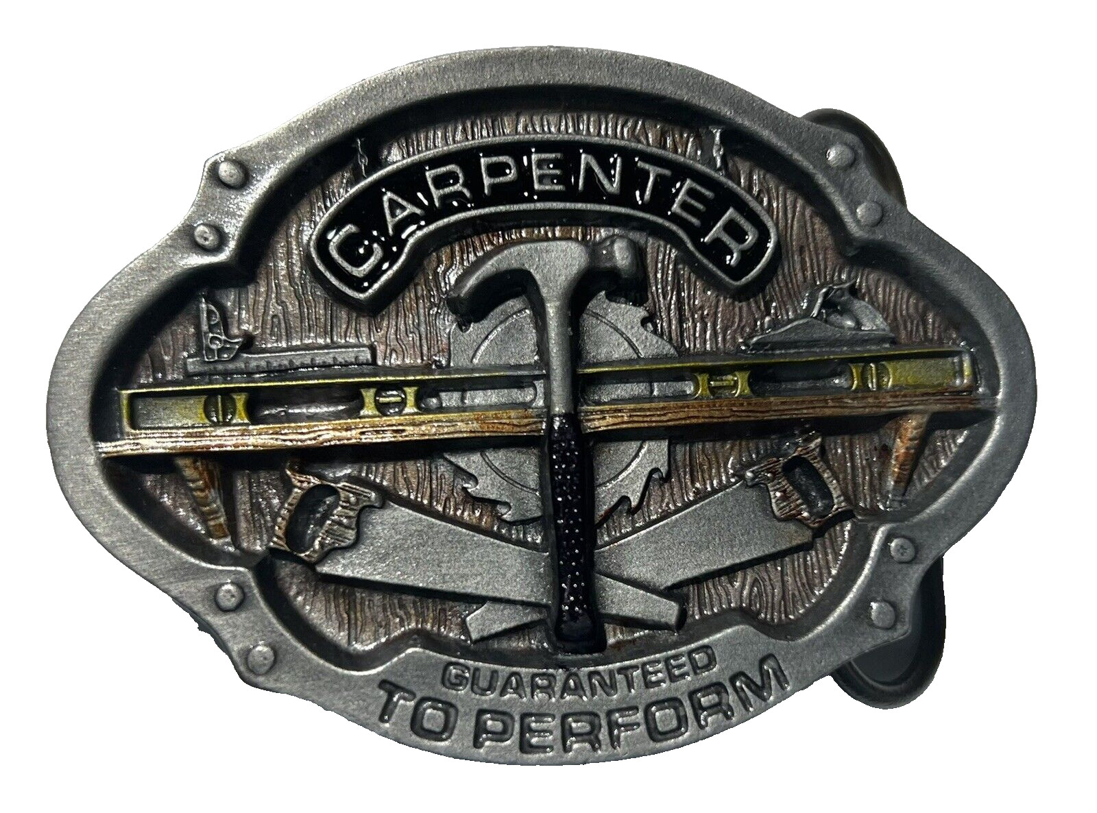 Carpenter,US Made,USA Saller (3”-”2 1/2” )Fit for 1-1/2” Wide belt, Pewter 0-256
