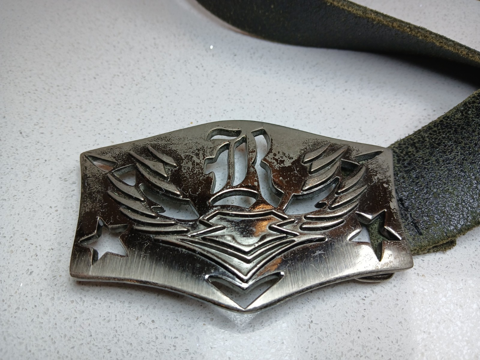 Robbins Jeans Buckle? Belt Buffalo David Bitton/ Canada Size 40