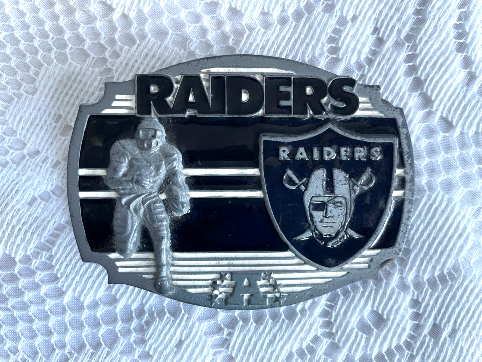 2008 Oakland Raiders Belt Buckle Great American Products NFL