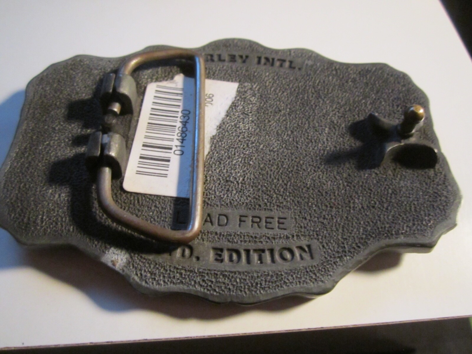 VINTAGE HURLEY FREEDOM OF CHOICE BELT BUCKLE – GW-13