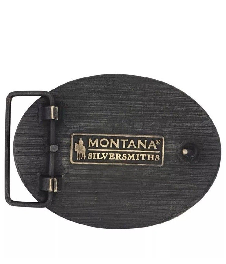 Montana Silversmiths Filigree Initial T Attitude Belt Buckle New In Box
