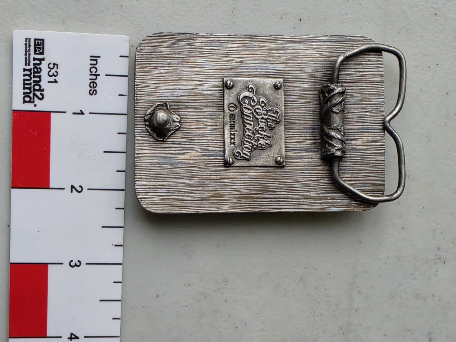 Vintage GEEKY Space Shuttle Belt Buckle The BUCKLE CONNECTION 1980 NASA