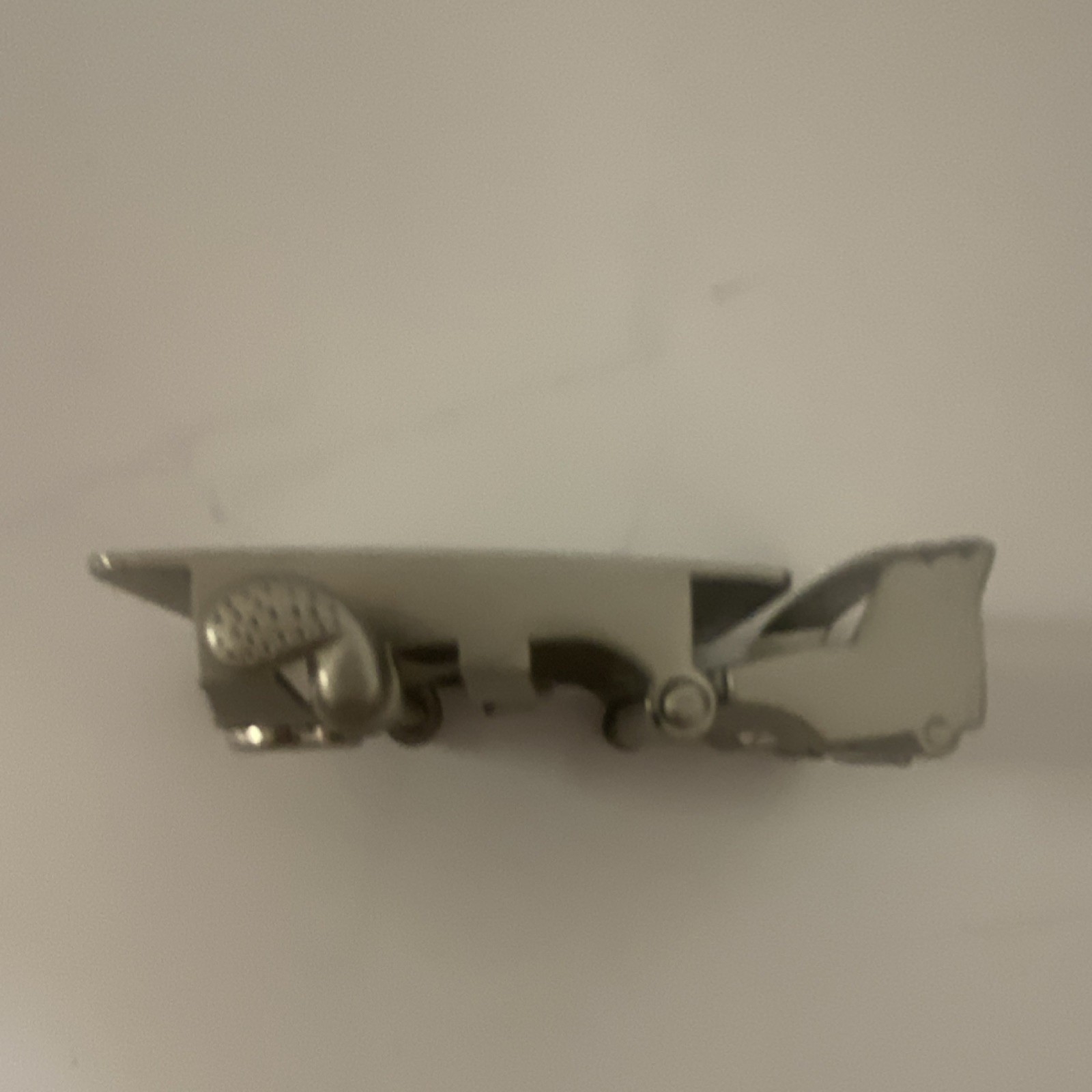 VTG Nike Logo Metal Silver Men&rsquo;s adjustable Clip Belt Buckle