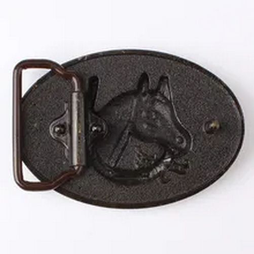 Horse Head Buckles – Super Large Alloy Smooth Buckle Belt Parts Self-Assembly