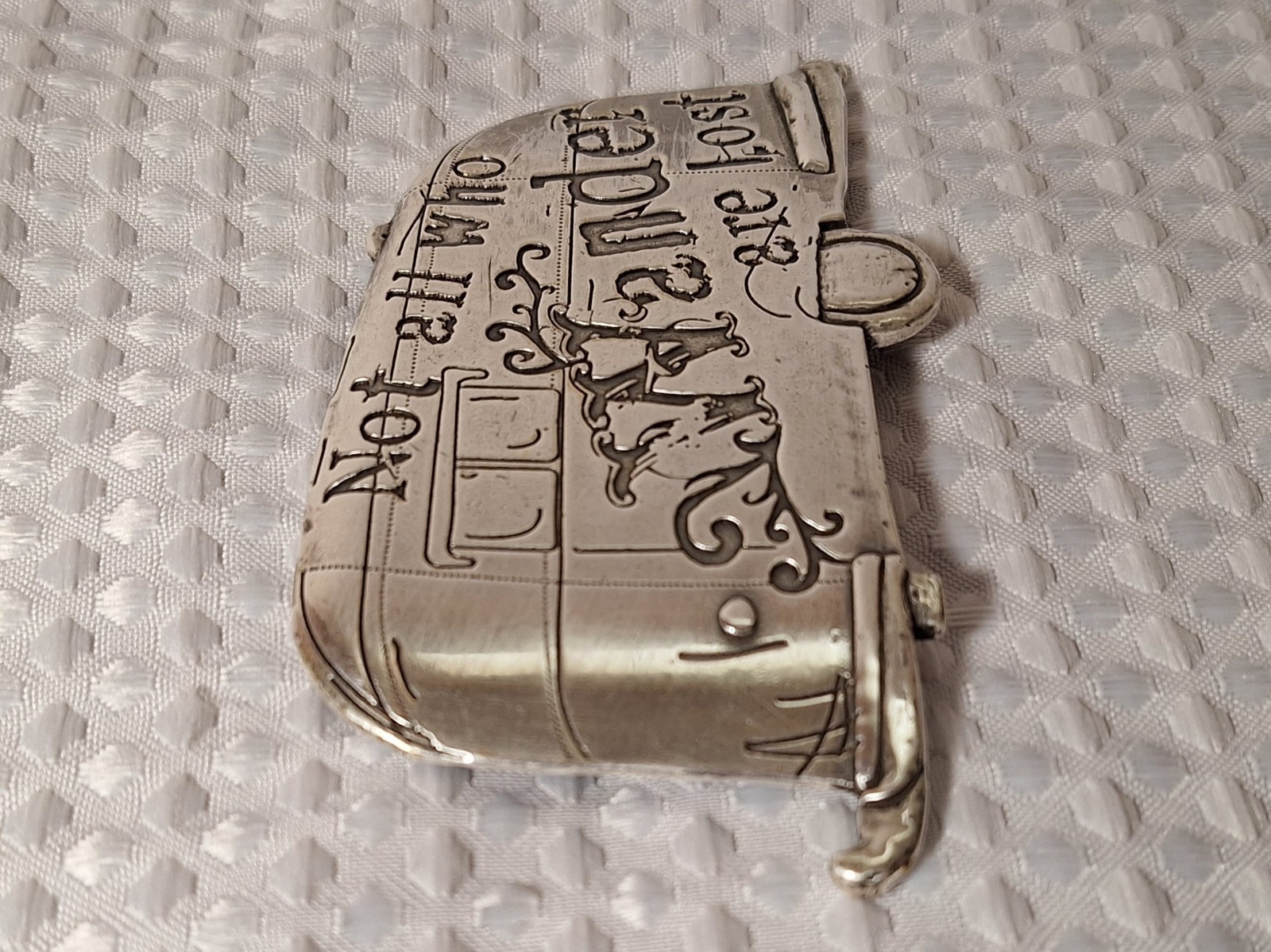 Not All Who Wonder Are Lost Metal Belt Buckle Camping Travel Camper Trailer