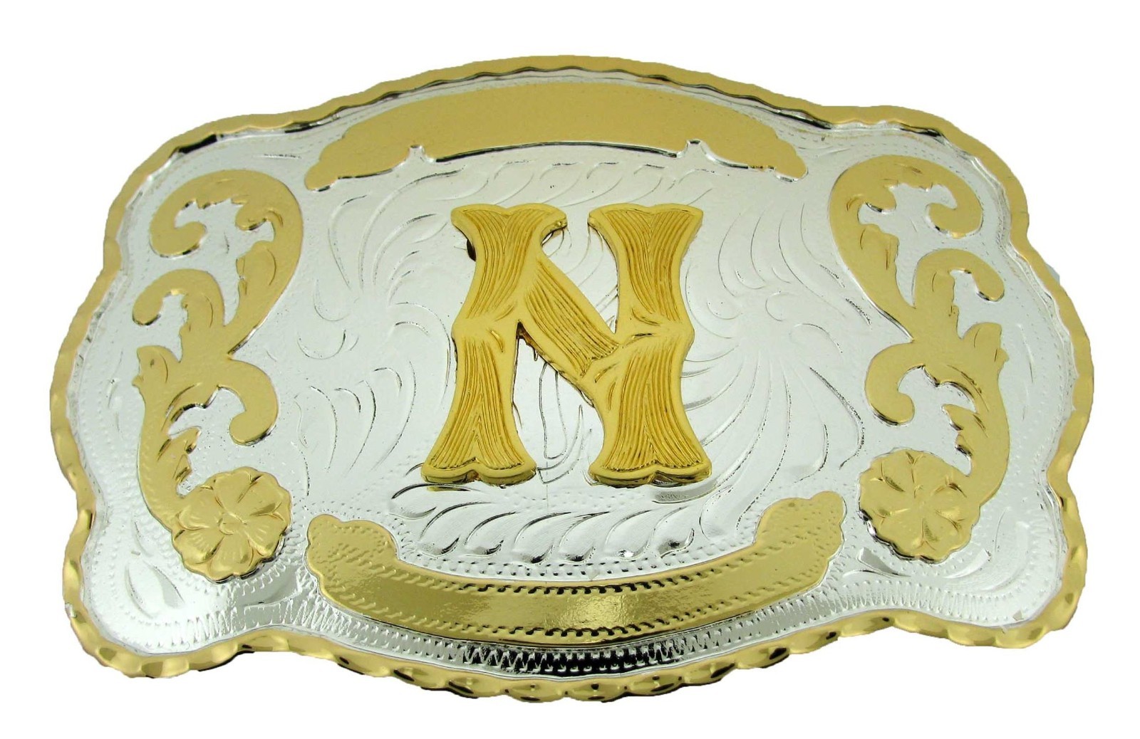 New Men Women Initial Letter A B C D G J K L M R S T W Belt Buckle Rodeo Western
