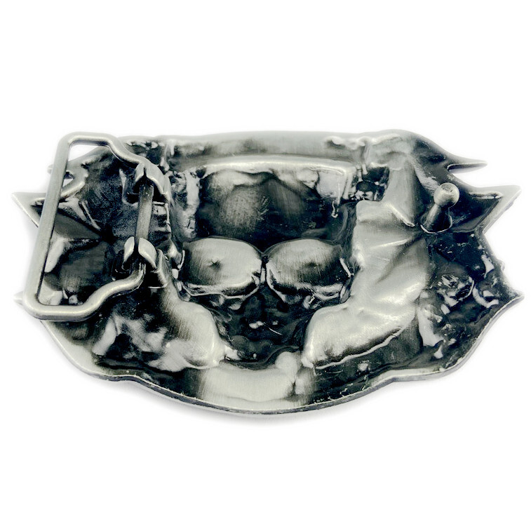 Pirates Skull Belt Buckle Western Cowboy Native American Motorcyclist (SK-23-B)