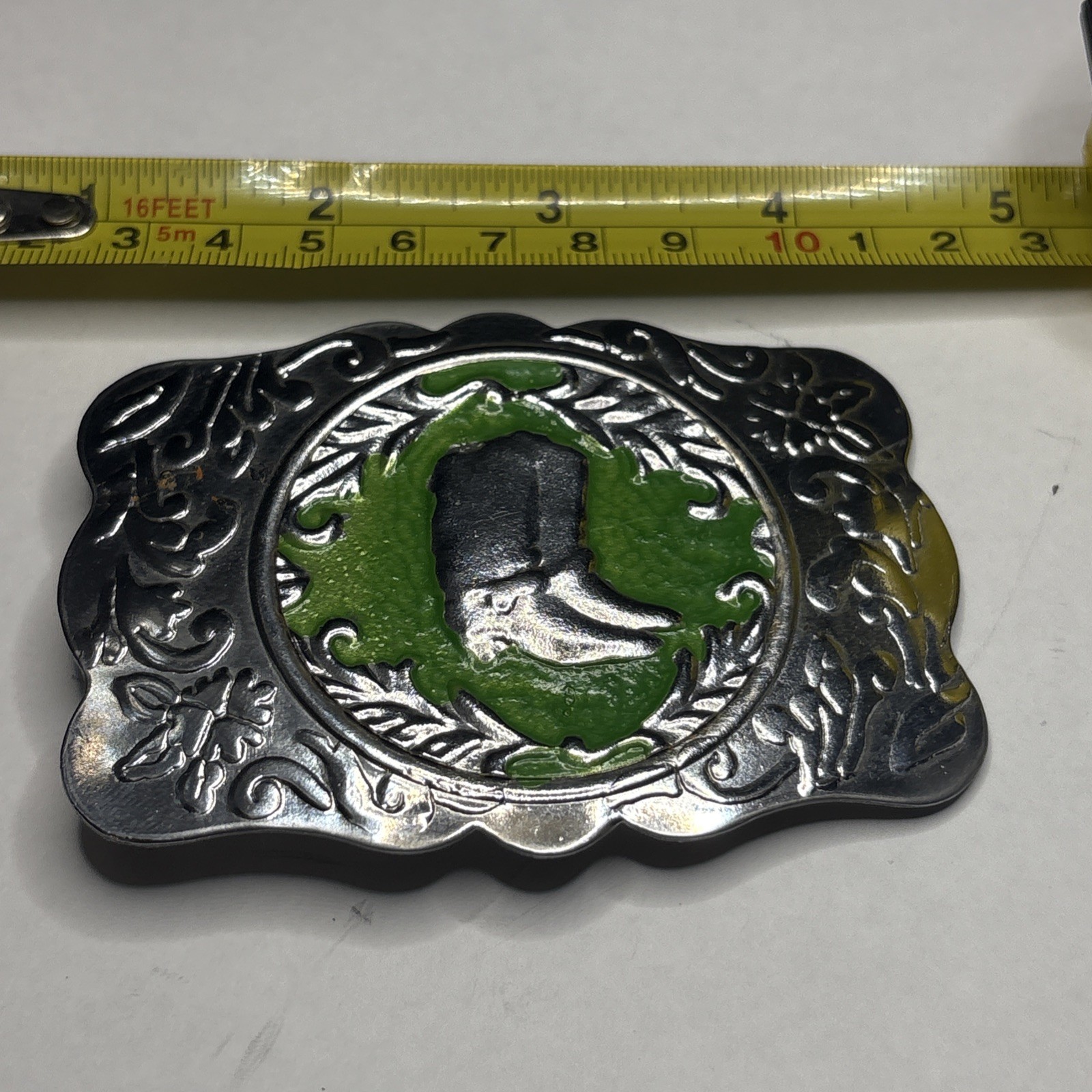 Men’s Belt Buckle – Western Style Cowboy Boots ZZ