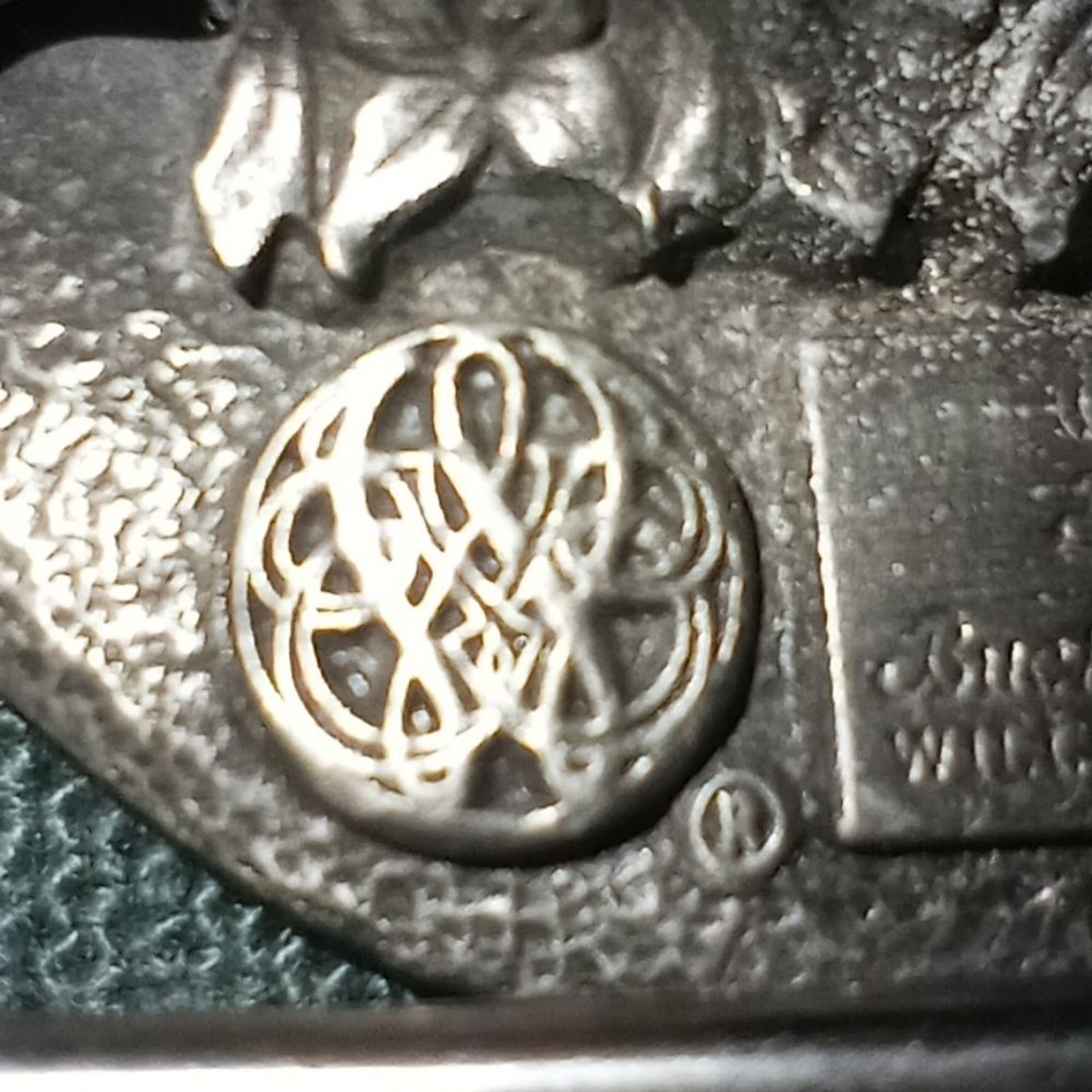 Vintage 1988 Siskiyou P40 Flying Eagle and Sun Pewter Belt Buckle EUC