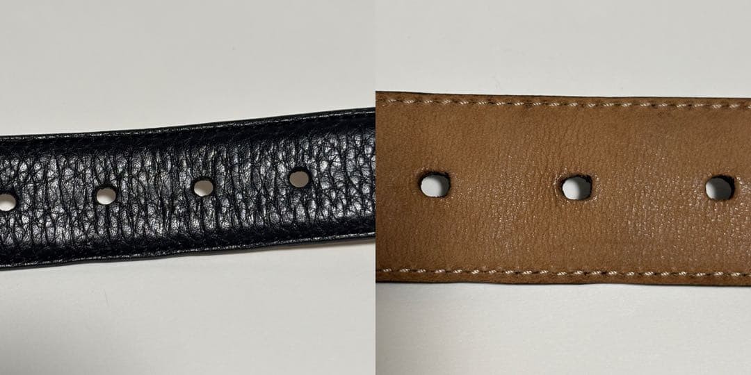 GUCCI Pre-Owned Bamboo Men&rsquo;S Leather Belt Black Silver
