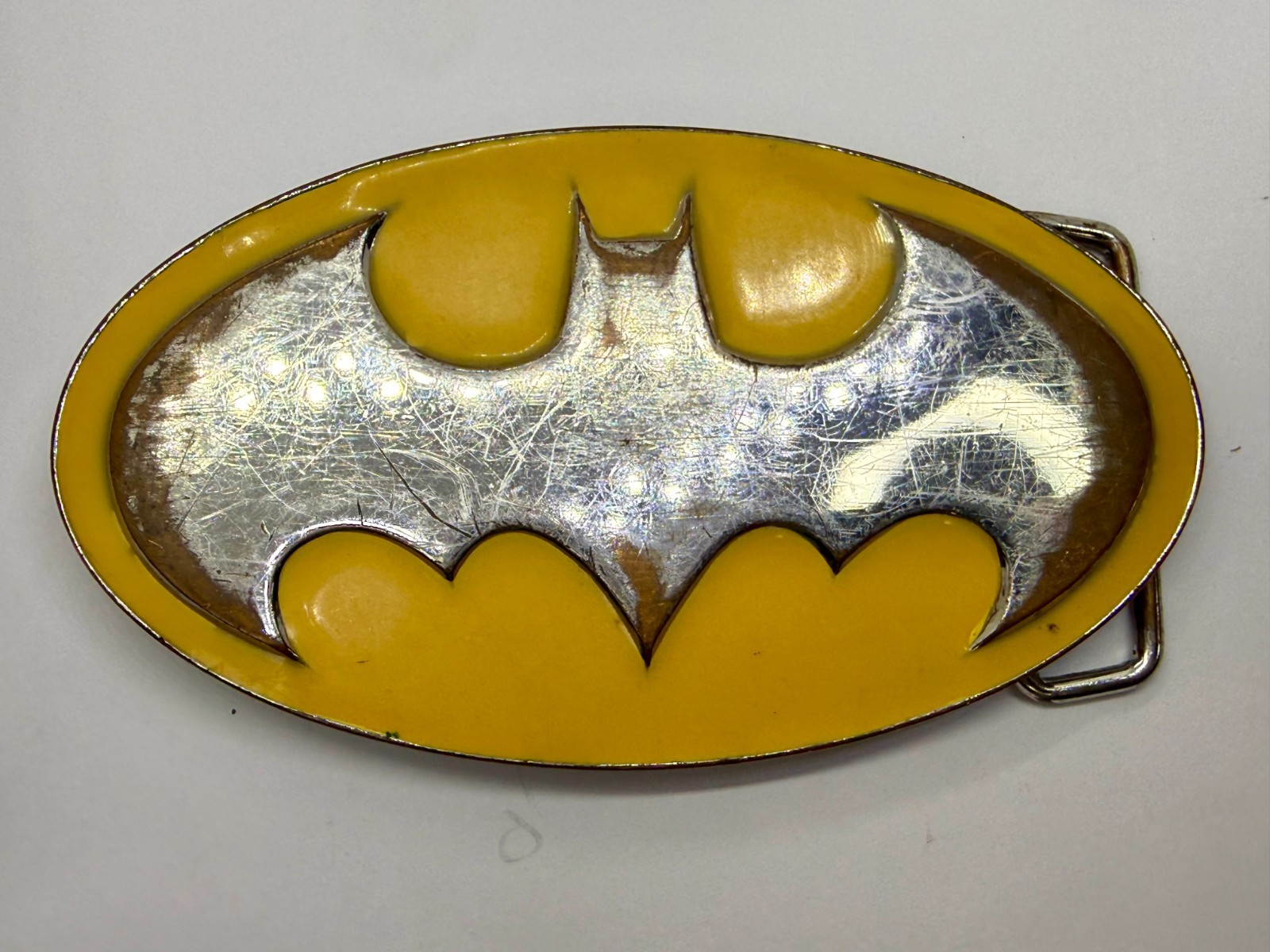 Used Batman Dc Comics Superhero S11 Belt Buckle To Restore / Re-Paint