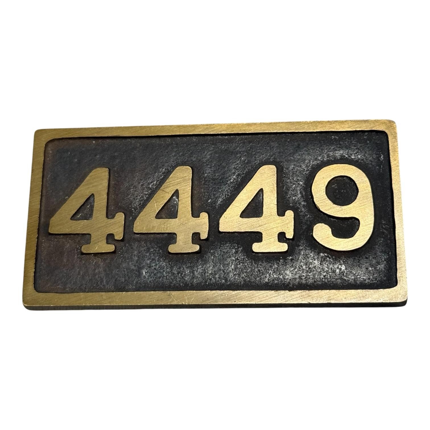 Vintage Southern Pacific 4449 Train Belt Buckle Louisiana Worlds Fair 1984