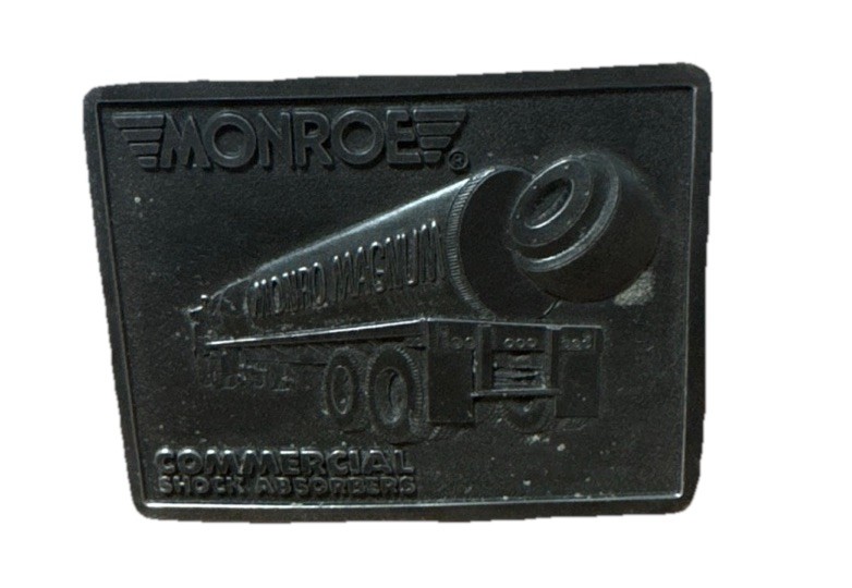 1976 R&S Monroe Commercial Shock Absorbers Flatbed Truck Metal Belt Buckle