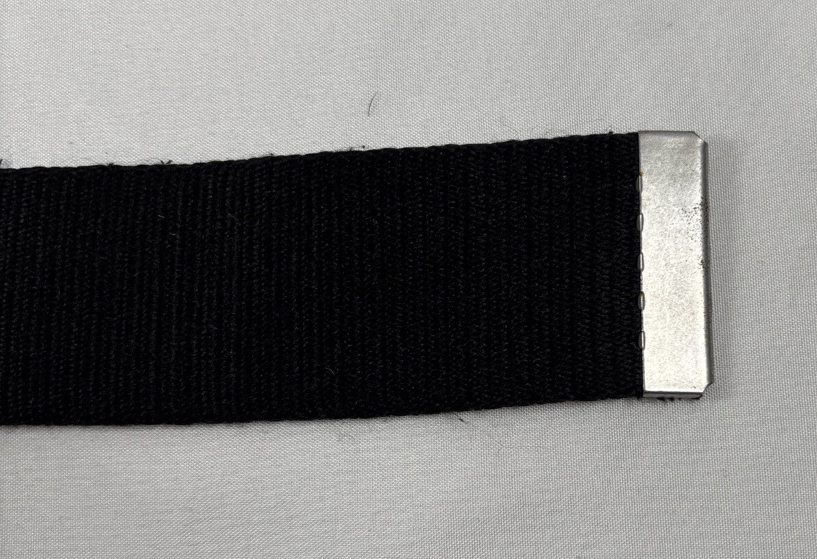 Burton Snowboards Belt Adult Large Black Metal 34-36 W Vintage