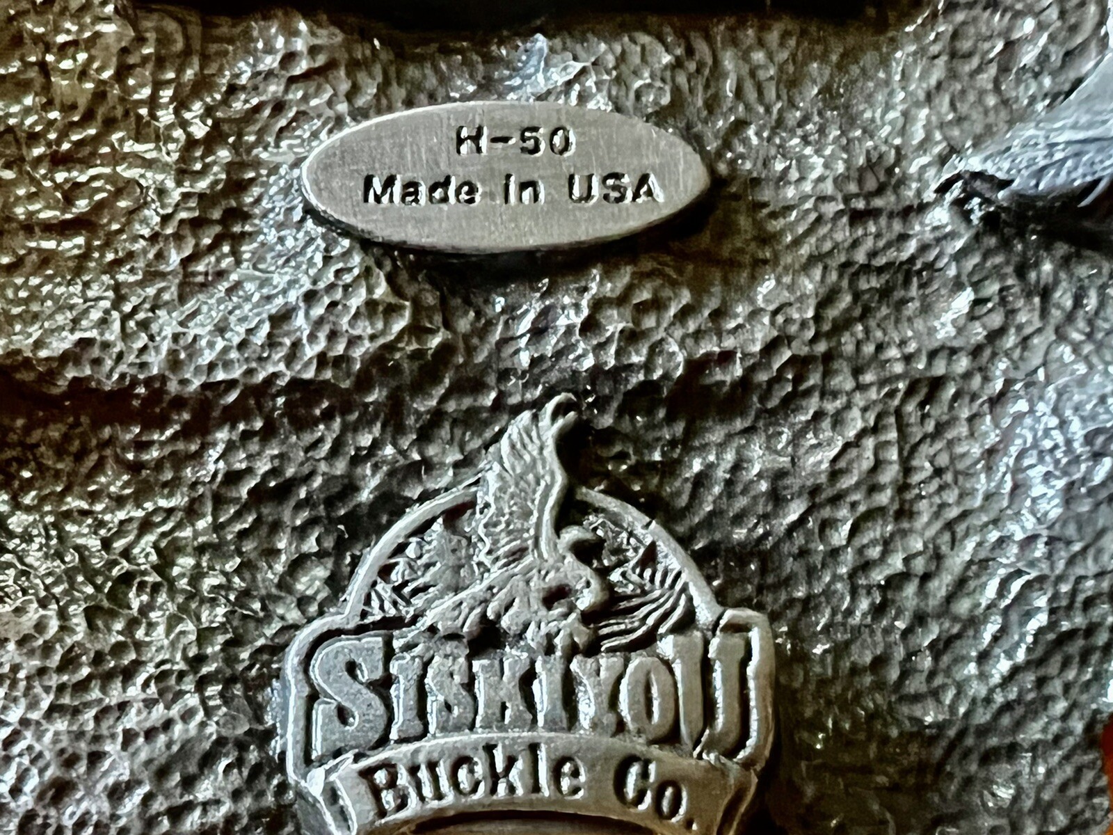 « United States AIR FORCE » Belt Buckle 1987 Siskiyou Enameled 3 1/4 x 2 1/2