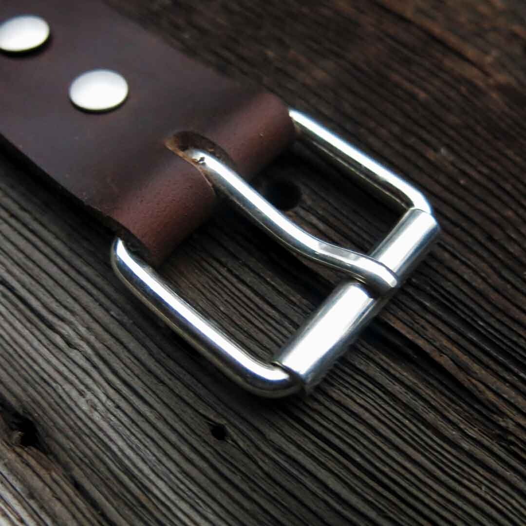 Silver Belt Buckle -Sterling Silver Roller Belt Buckle, USA, 1¼ » 1⅜ » 1½ » 1⅝ Inch