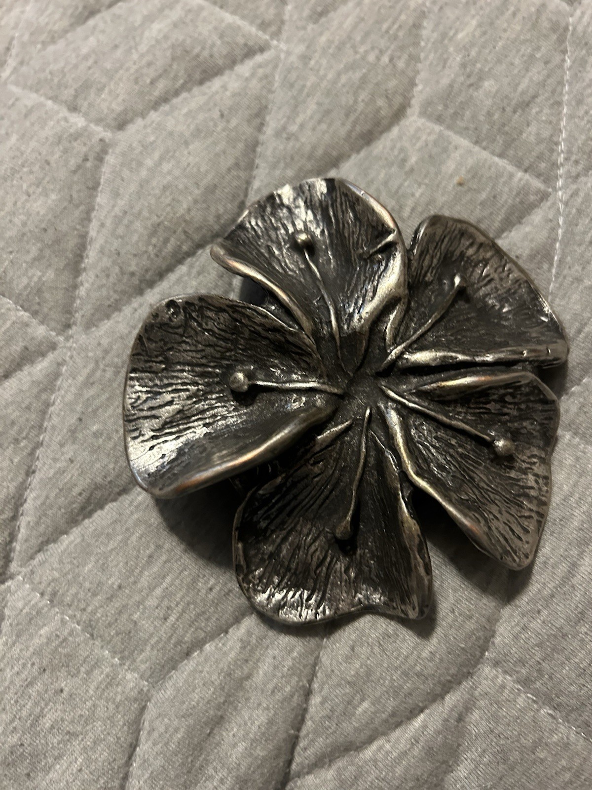 Hibiscus Belt Buckle