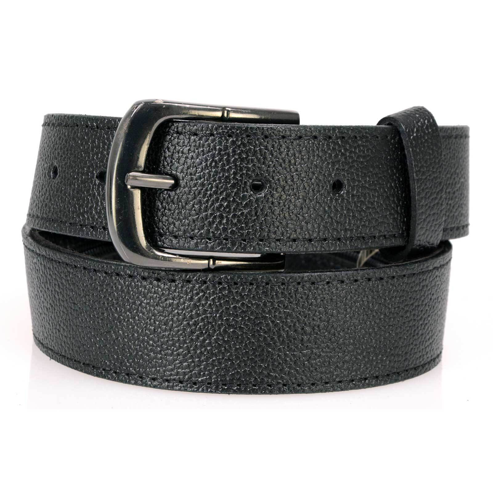 Milwaukee Leather MP7150 Men&rsquo;s Black Genuine Cowhide Leather Money Belt W/Secure