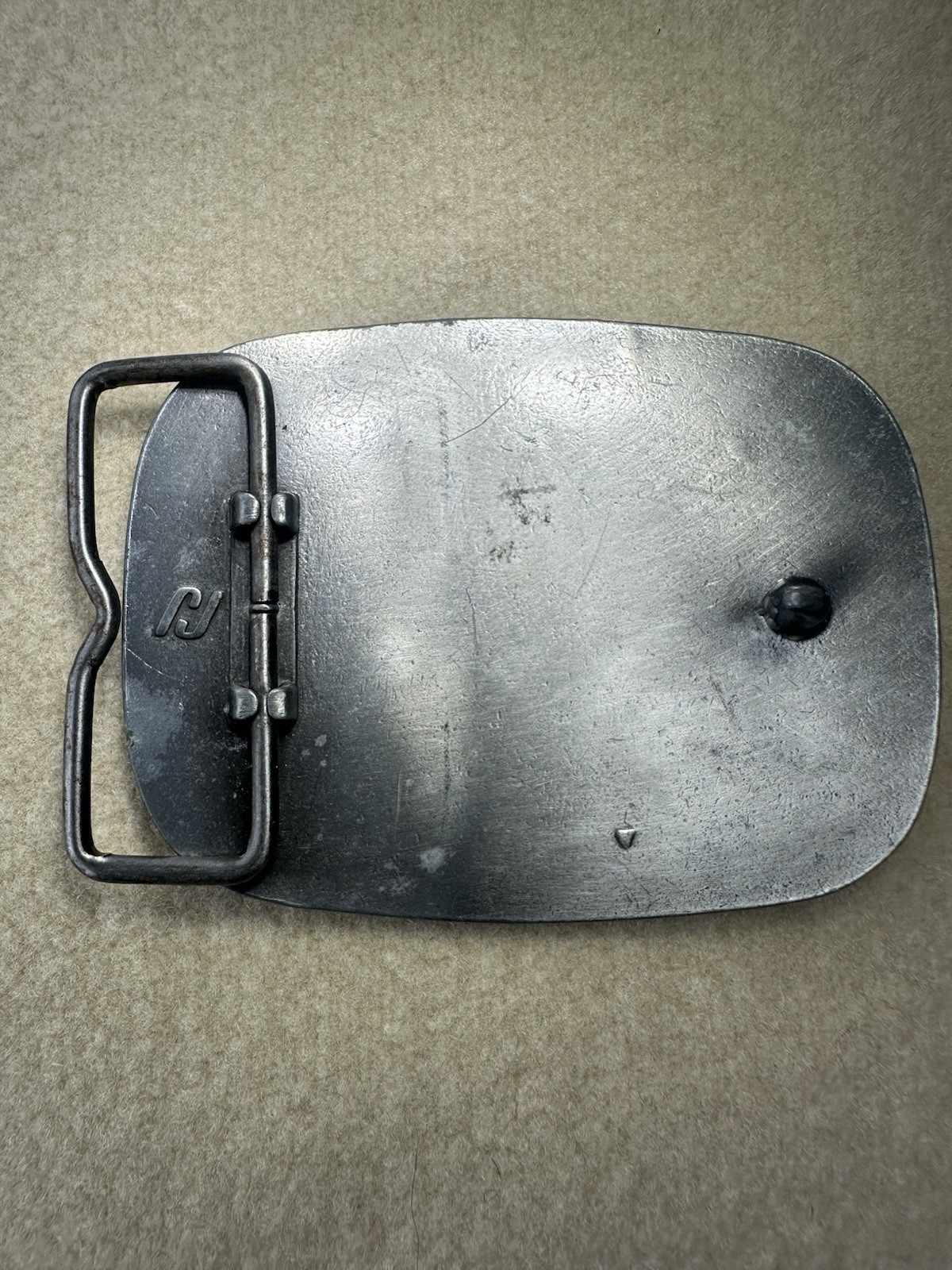 Vintage RJ Belt Buckle TNN The Nashville Network